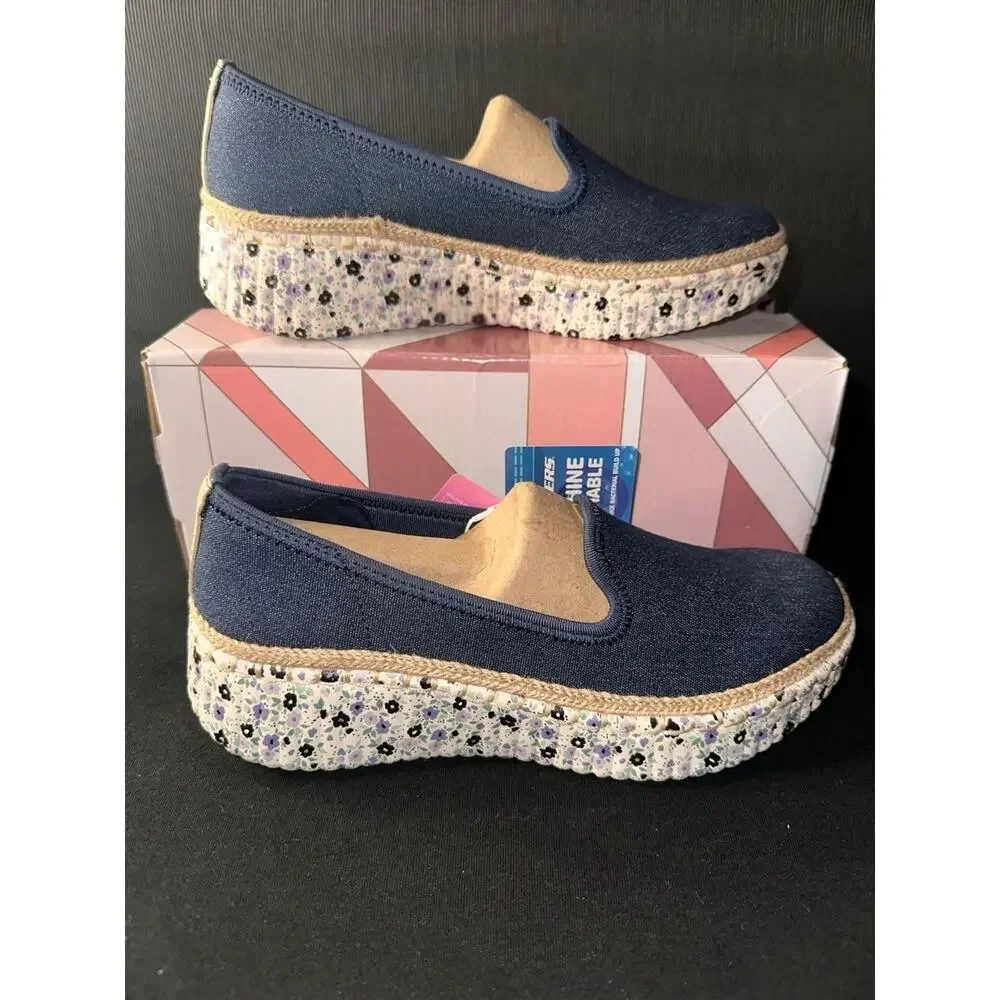 No.04 Skechers Women's Air Cooled Memory Foam Vegan Whispers Slip-On